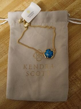 ❤️Kendra Scott NWT Turquoise Slider Bracelet & Dustbag